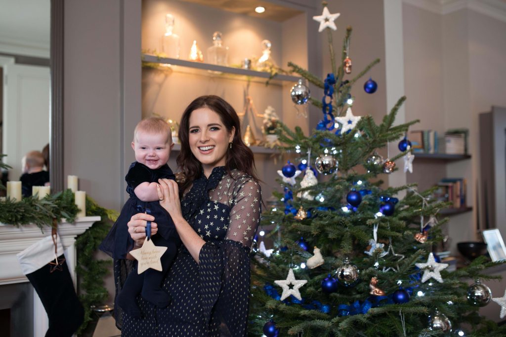 Binky Felstead wishes on a star for her baby India to launch Aptaclub’s Christmas Wishes campaign